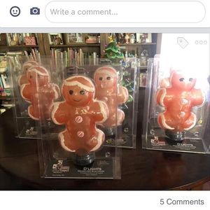 Gingerbread Glass Light Covers